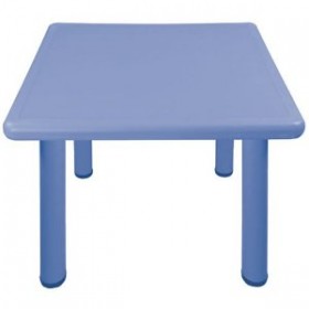 Square Activity Kids Plastic Table-Blue